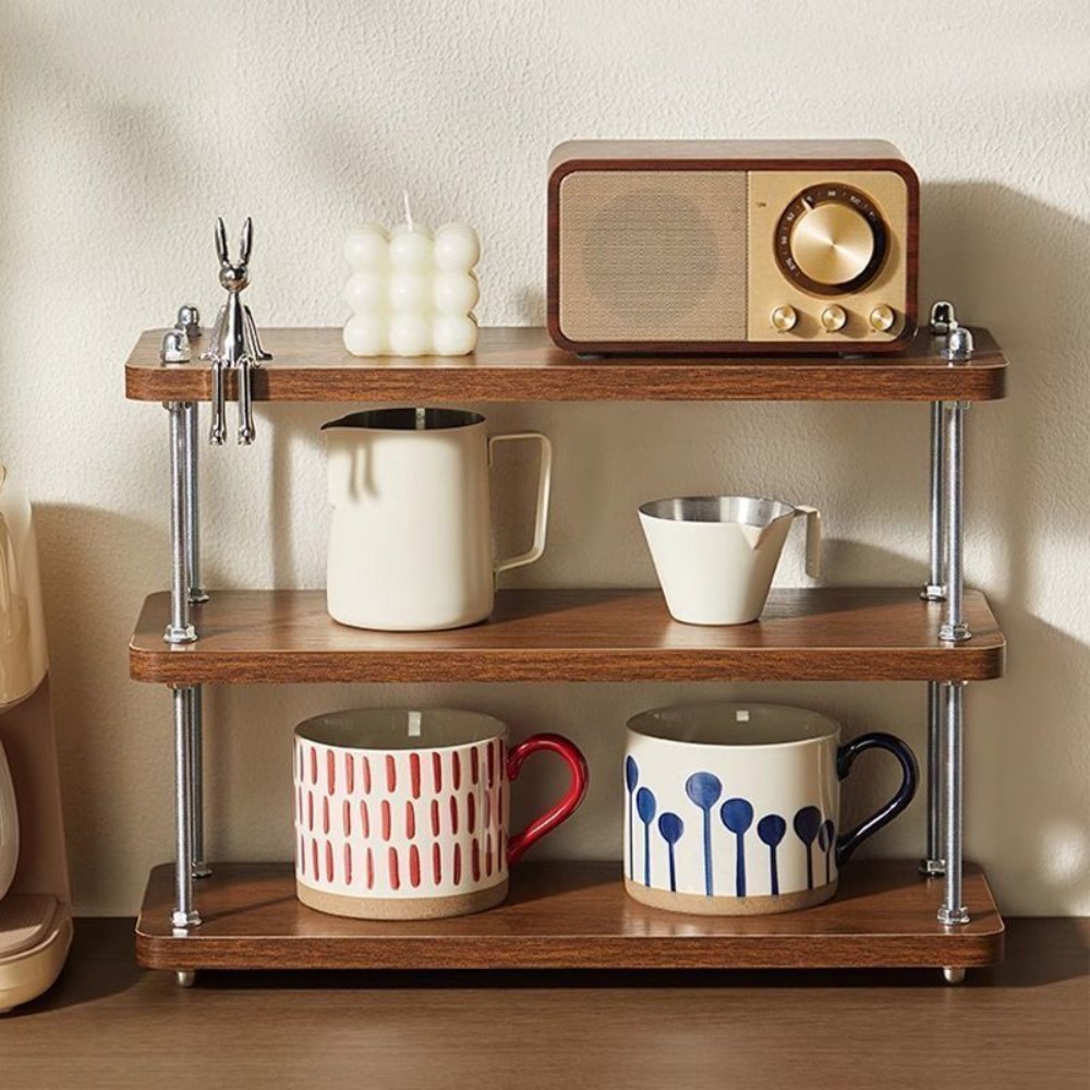 Desk Setup Vintage - Vintage Shelf Coffee Rack Lifting Coffee
