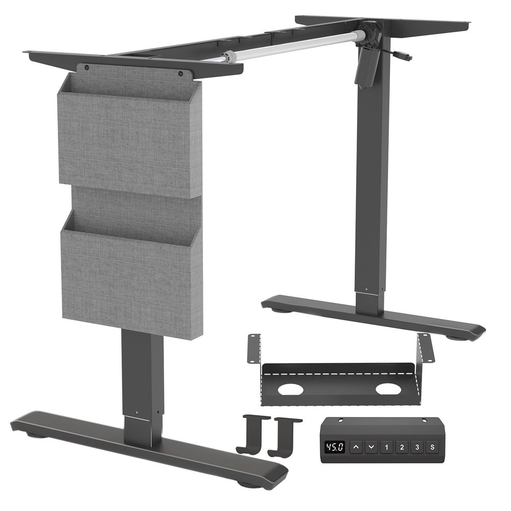 L Shaped Desk Setup - Desk Frame, Stand up Desk Frame