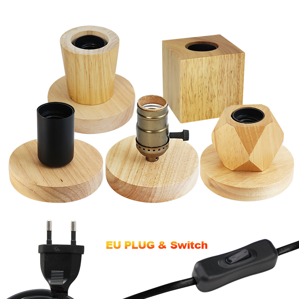 Desk Setup Vintage - Retro Vintage Table Lamp Wood E27