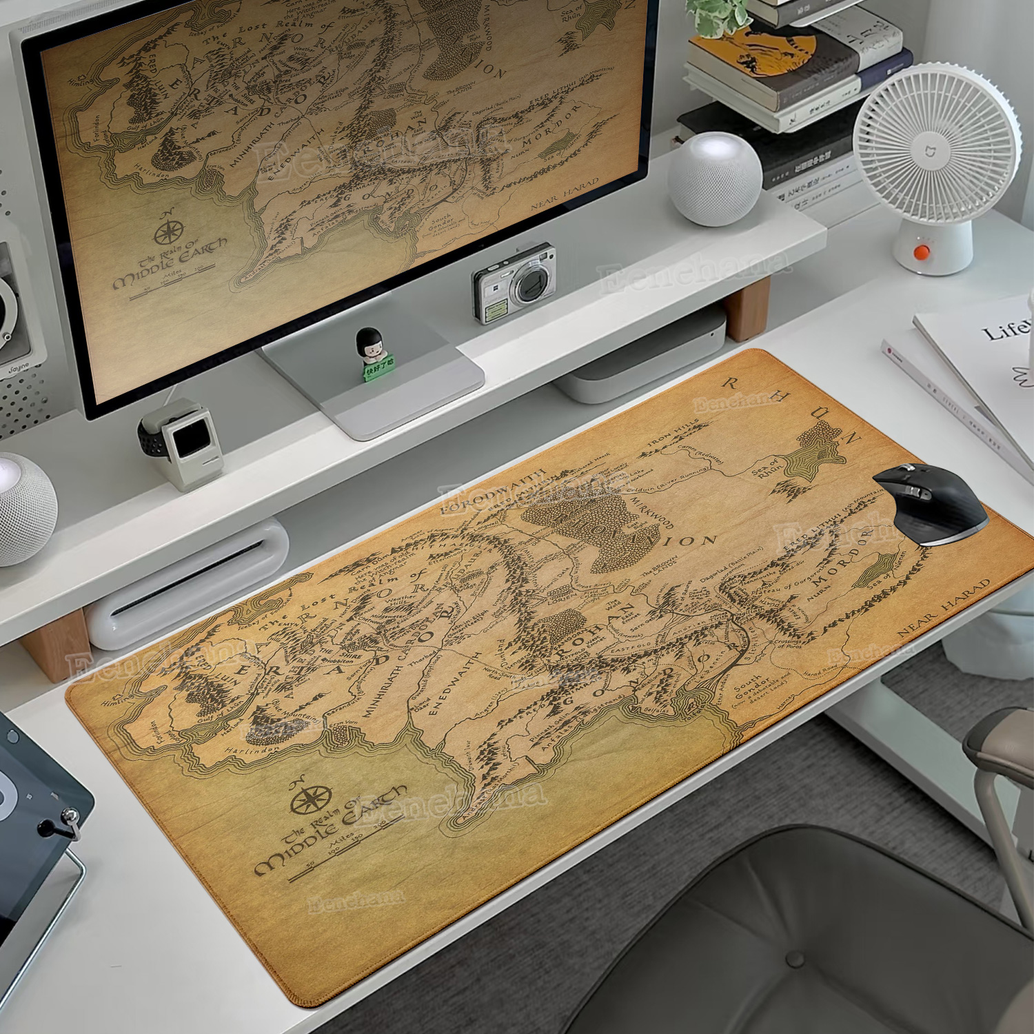 Desk Setup Accessories Aesthetic - The L-Lord of The Ring Large