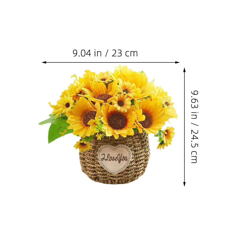 Fake Sunflower Bonsai Potted P - Plant Pot Small Desk recensie en prijs