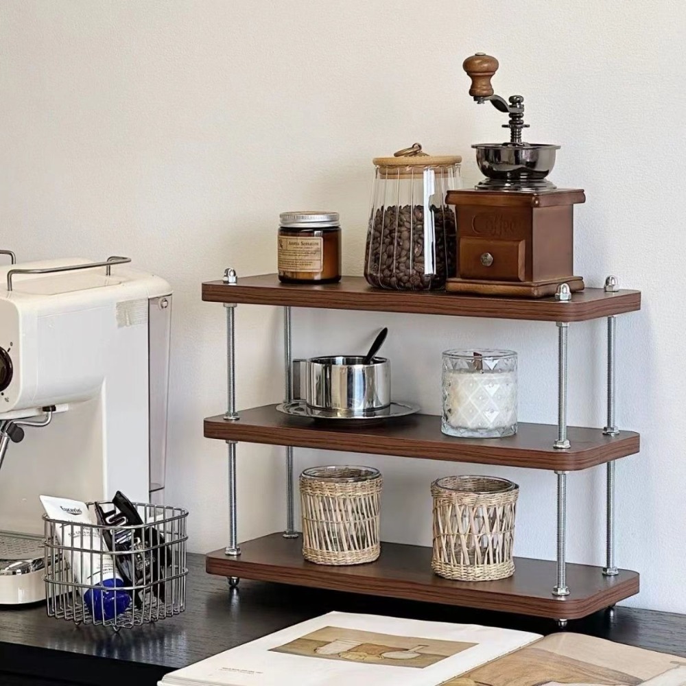 Vintage Shelf Coffee Rack Lift - Desk Setup Vintage recensie en prijs