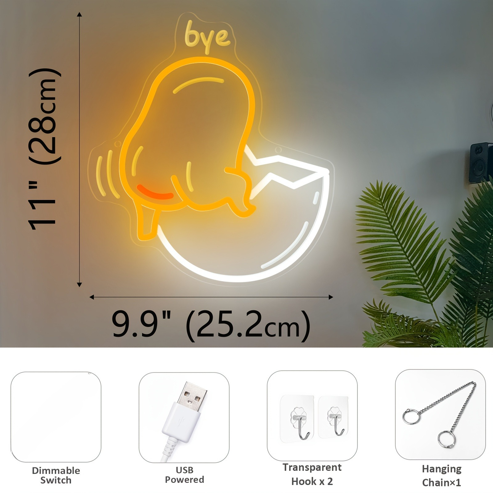 Sanrio Egg Yolk LED Neon Light - Desk Room Setup recensie en prijs
