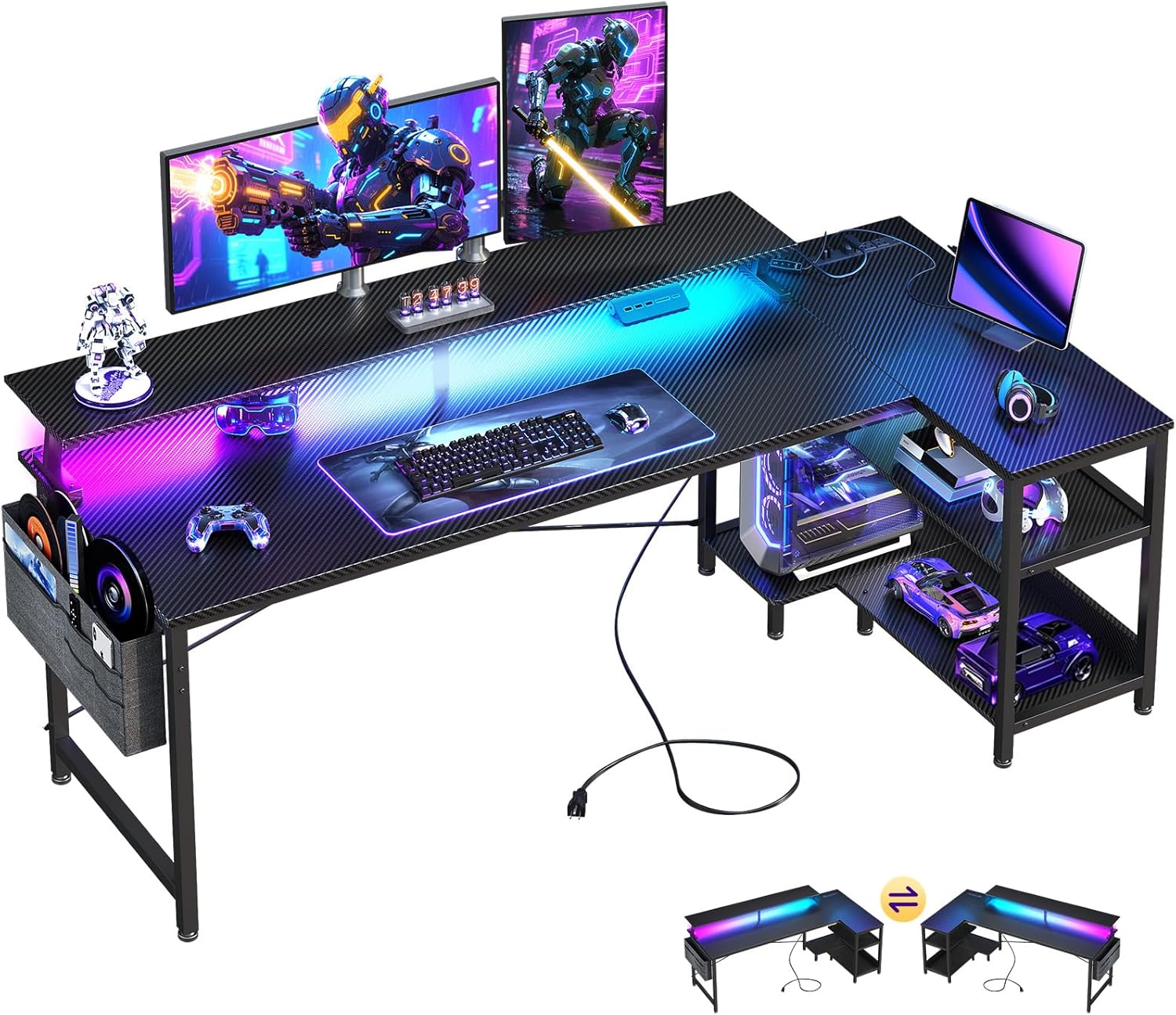 66 Inch L Shaped Computer Desk - L Shaped Desk Setup recensie en prijs