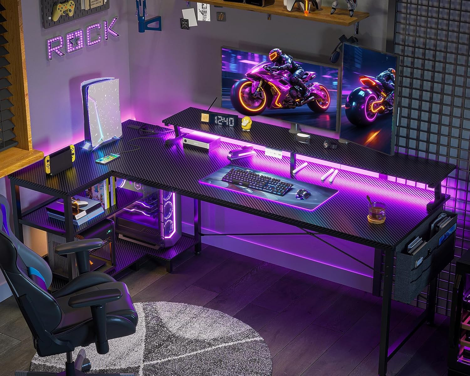 66 Inch L Shaped Computer Desk - L Shaped Desk Setup recensie en prijs