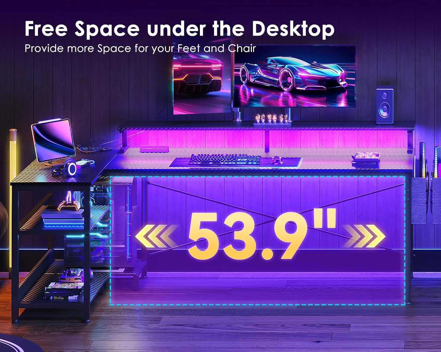 66 Inch L Shaped Computer Desk - L Shaped Desk Setup recensie en prijs