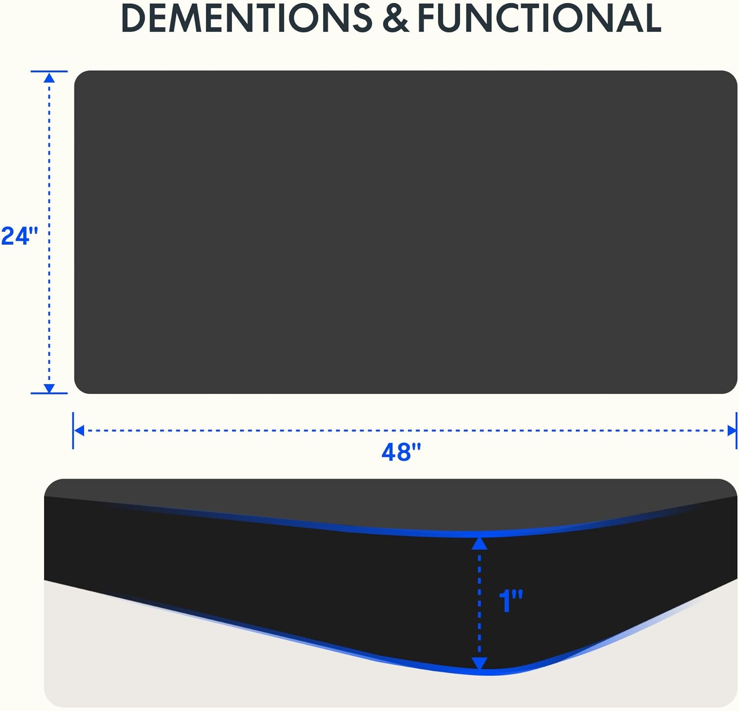 Electric Standing Desk 48 x 24 - Desk Setup One Monitor recensie en prijs