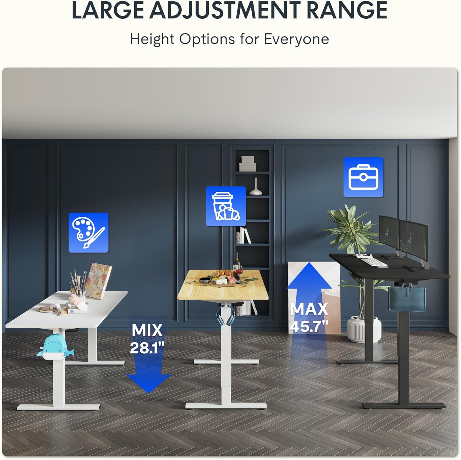 Electric Standing Desk 40x24 I - Desk Setup One Monitor recensie en prijs