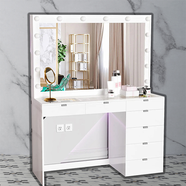 Most Popular Factory Price Mir - Desk Vanity Setup recensie en prijs