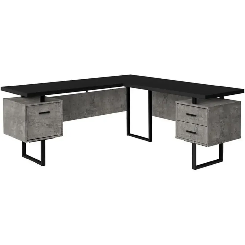 L-Shaped 70 Computer Desk with - L Shaped Desk Setup recensie en prijs