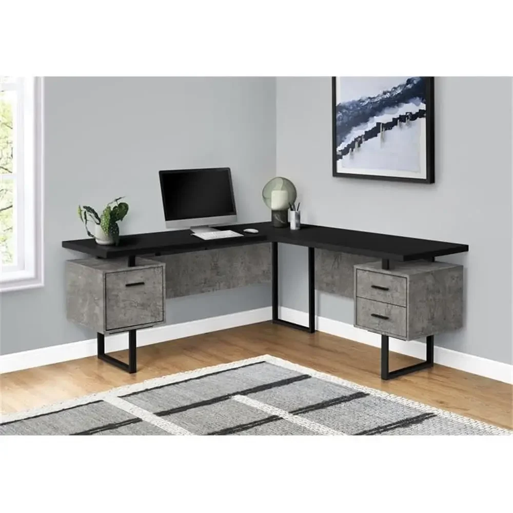 L-Shaped 70 Computer Desk with - L Shaped Desk Setup recensie en prijs