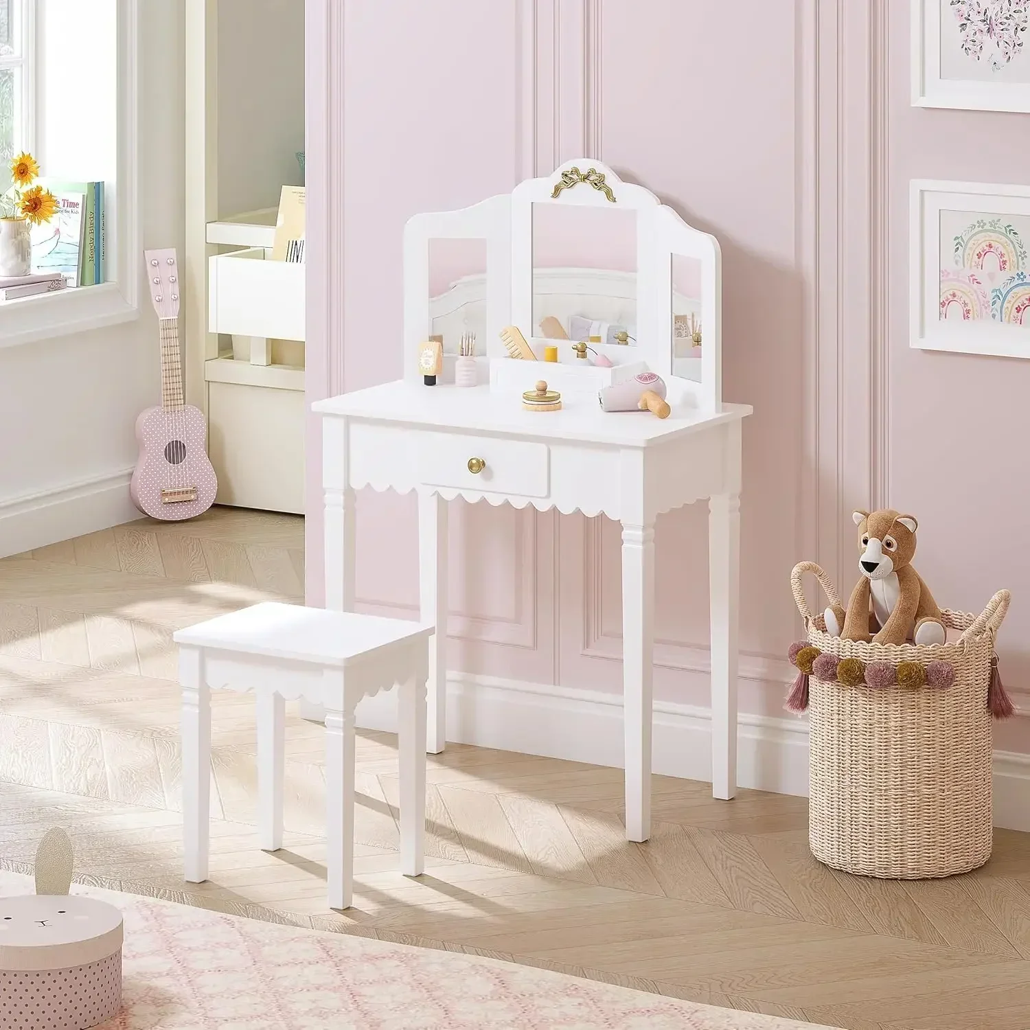 Spirich Kids Vanity Set with M - Desk Vanity Setup recensie en prijs
