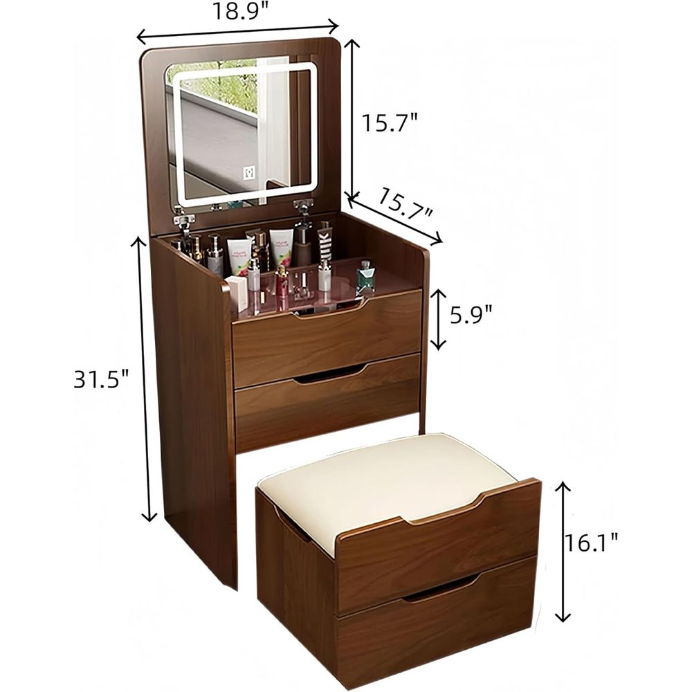 3 in 1 Vanity Desk with Mirror - Desk Vanity Setup recensie en prijs