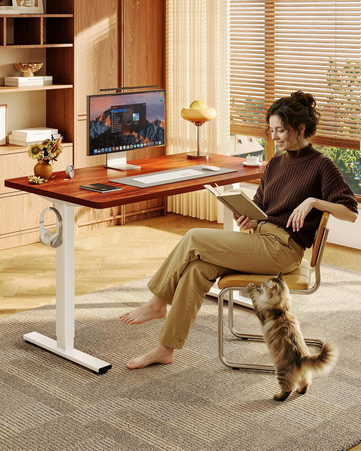 Electric Height-Adjustable Sta - Desk Setup One Monitor recensie en prijs