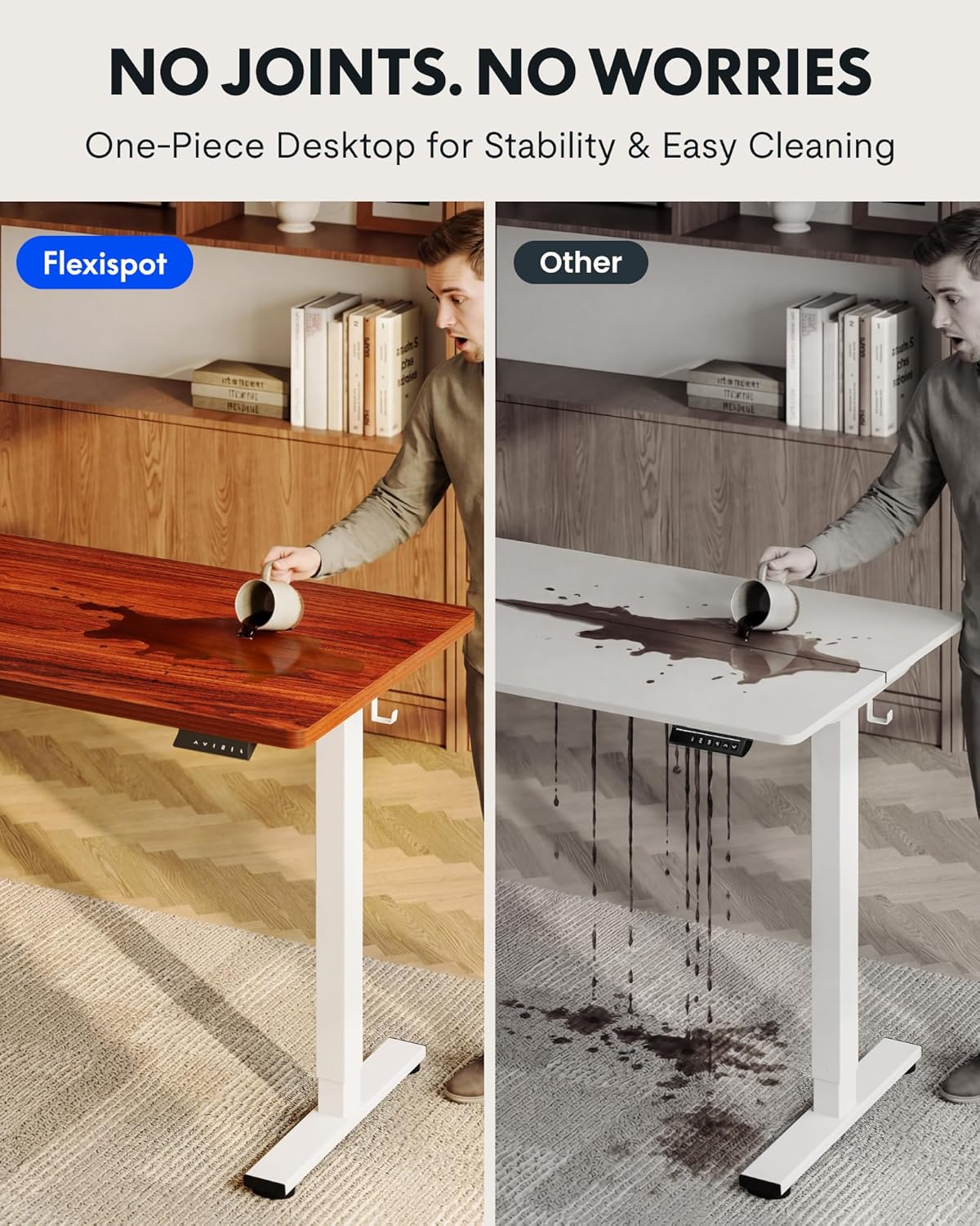 Electric Height-Adjustable Sta - Desk Setup One Monitor recensie en prijs
