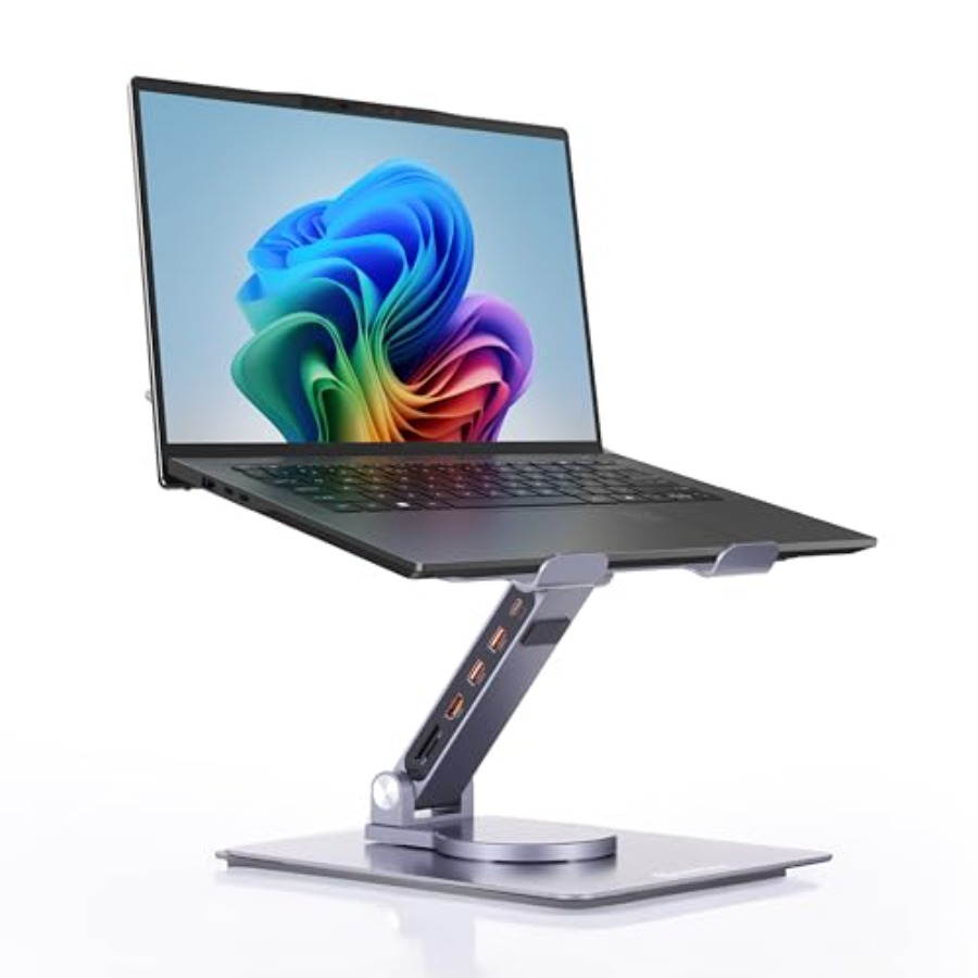 Desk setup laptop stand with a - Desk Setup Usb Hub recensie en prijs