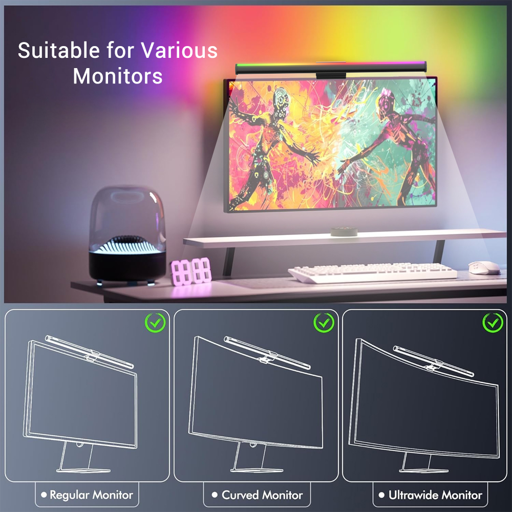 Screen Hanging Lamp Monitor Li - Desk Room Setup recensie en prijs