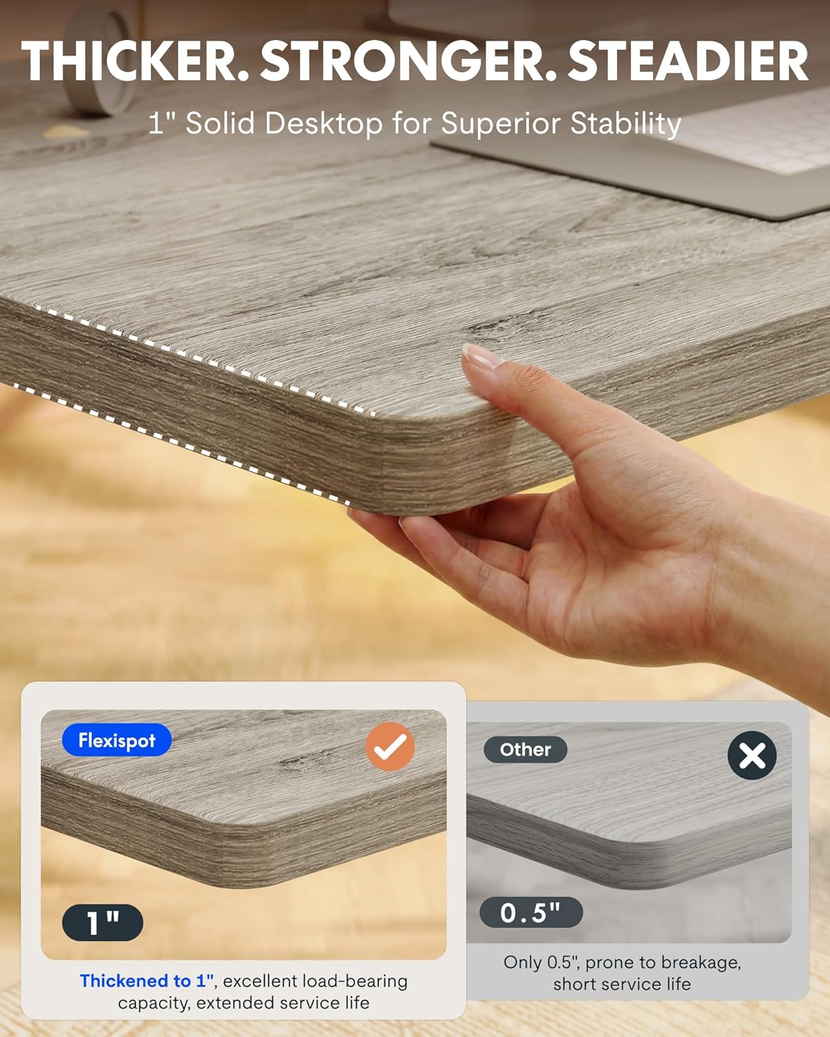 One-Piece Electric Height Adju - L Shaped Desk Setup recensie en prijs