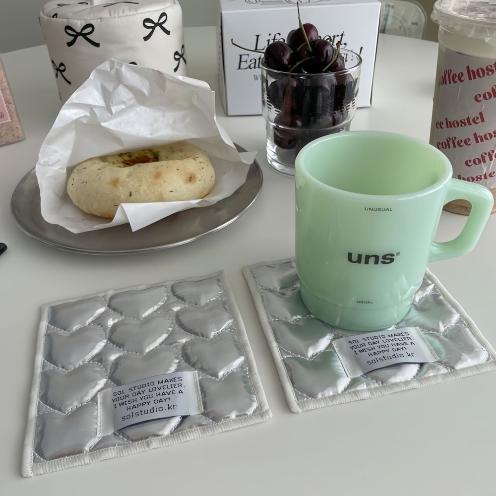 Korean Ins Love Quilted Metal  - Desk Setup Photo recensie en prijs