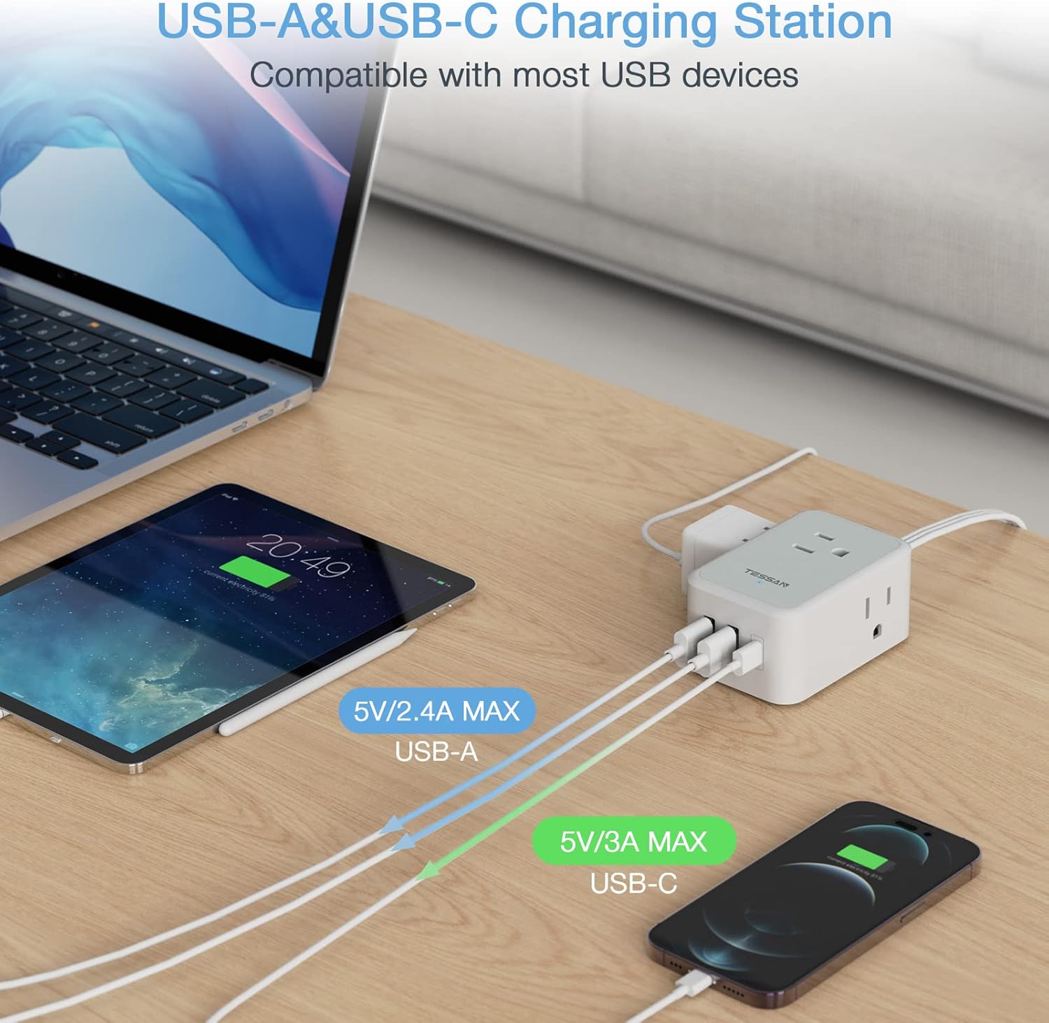 Ultra Thin Flat Plug Power Str - Power Strip Flat recensie en prijs