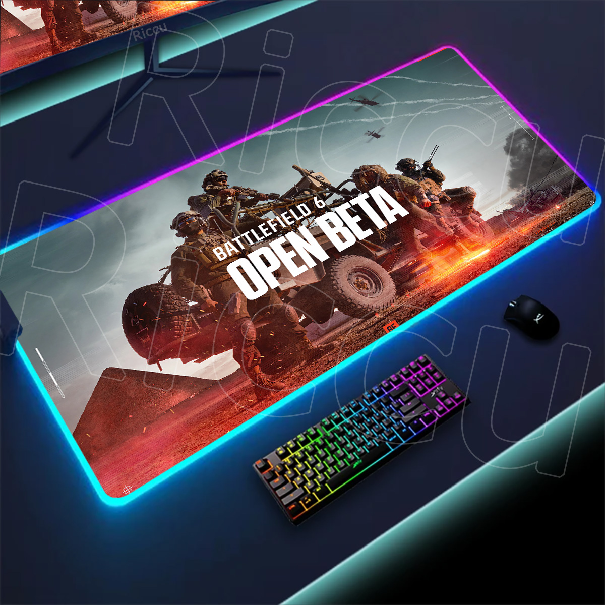 New Gamer Rgb Desk Mat Back Li - Desk Setup Accessories Aesthetic recensie en prijs
