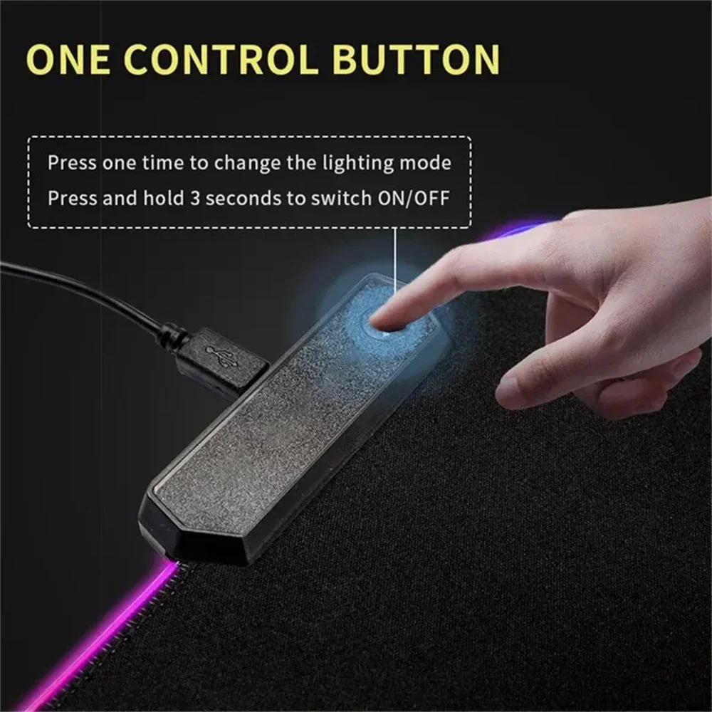 New Gamer Rgb Desk Mat Back Li - Desk Setup Accessories Aesthetic recensie en prijs