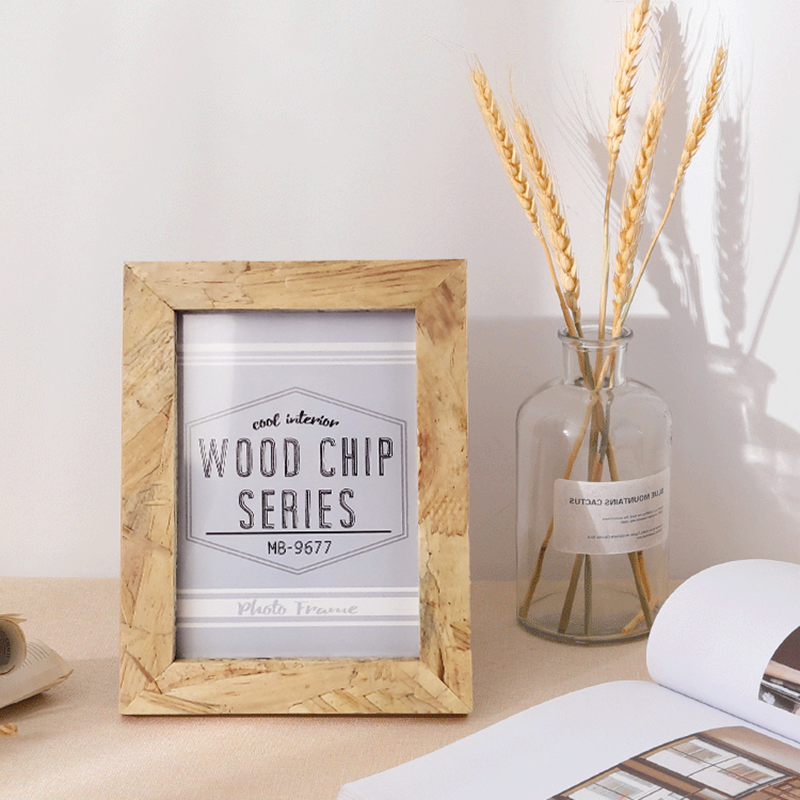 Wooden Picture frame Home Deco - Desk Setup Photo recensie en prijs