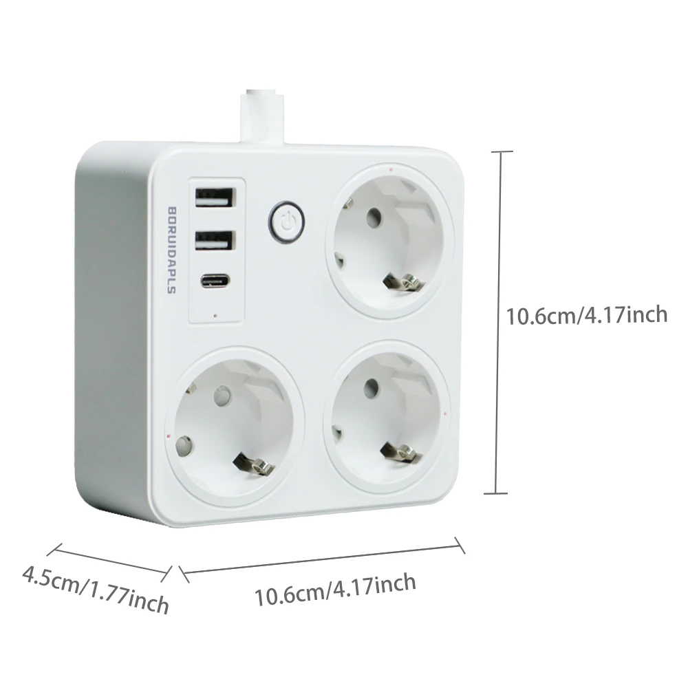 BORUIDAPLS ZigBee EU Smart Pow - Power Strip Flat recensie en prijs