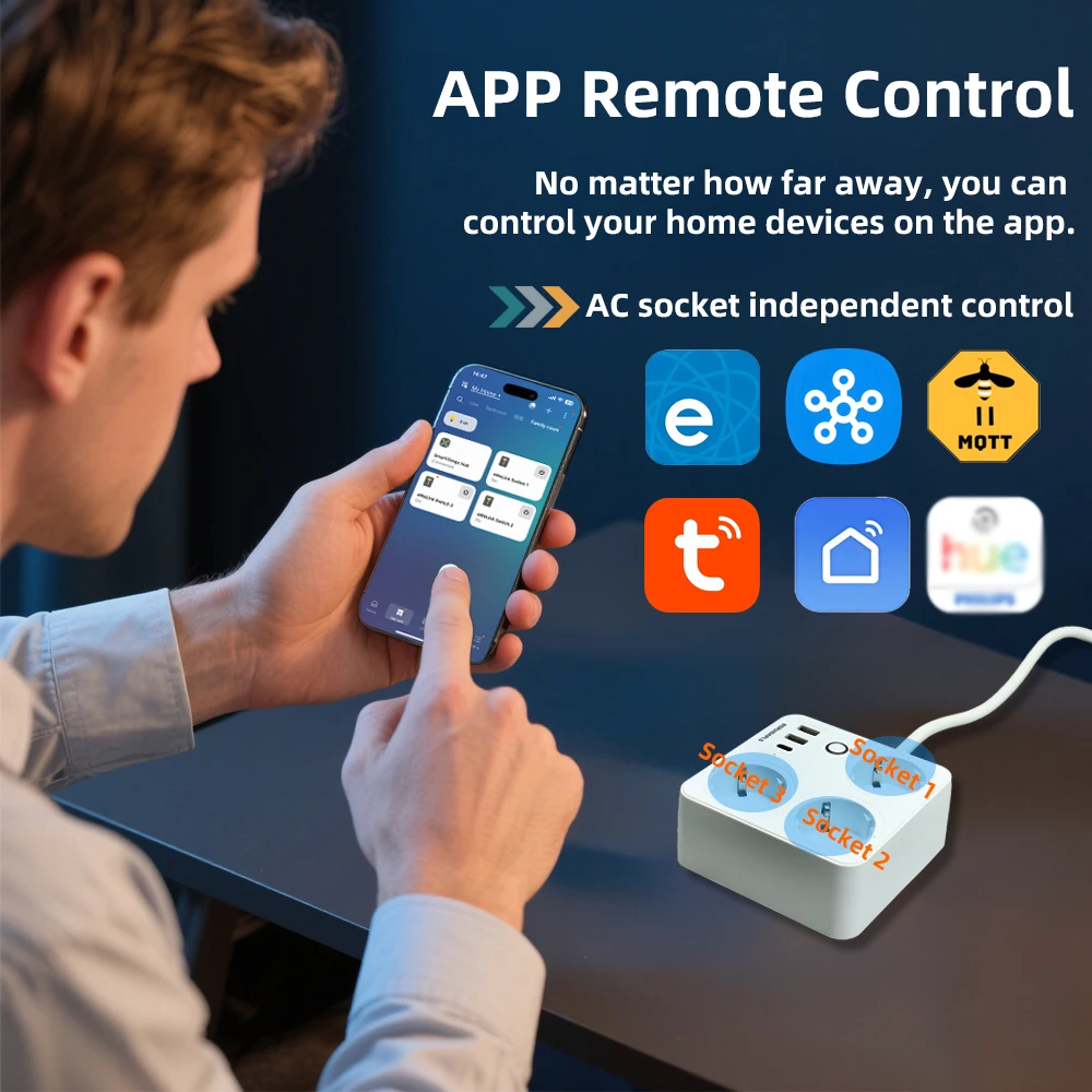 BORUIDAPLS ZigBee EU Smart Pow - Power Strip Flat recensie en prijs