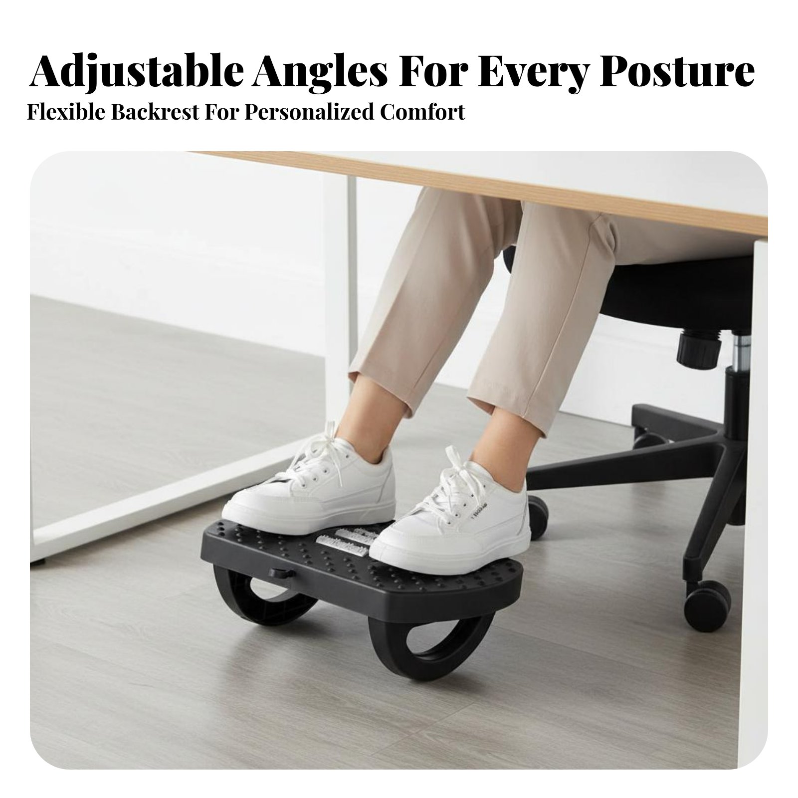 Adjustable beneath-desk Footre - Desk Setup Small Room recensie en prijs