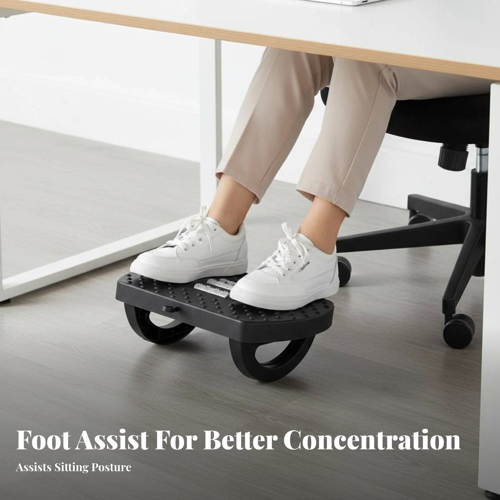 Adjustable beneath-desk Footre - Desk Setup Small Room recensie en prijs