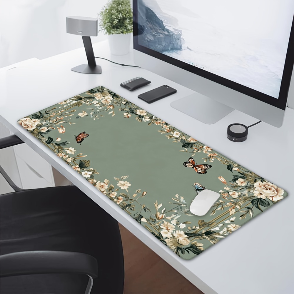 Plant table mat with butterfly - Desk Setup Art recensie en prijs