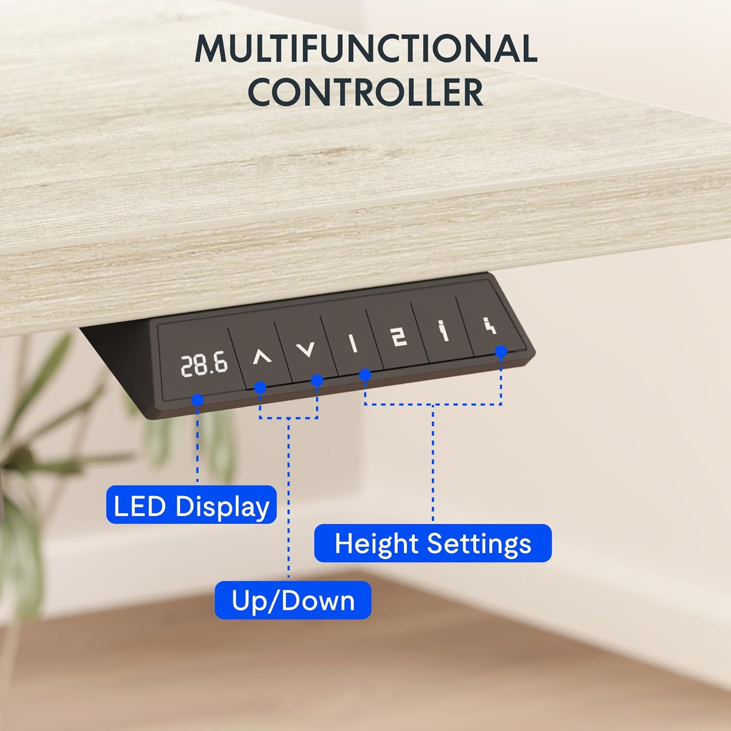 Electric Standing Desk 48x30 I - Desk Setup One Monitor recensie en prijs