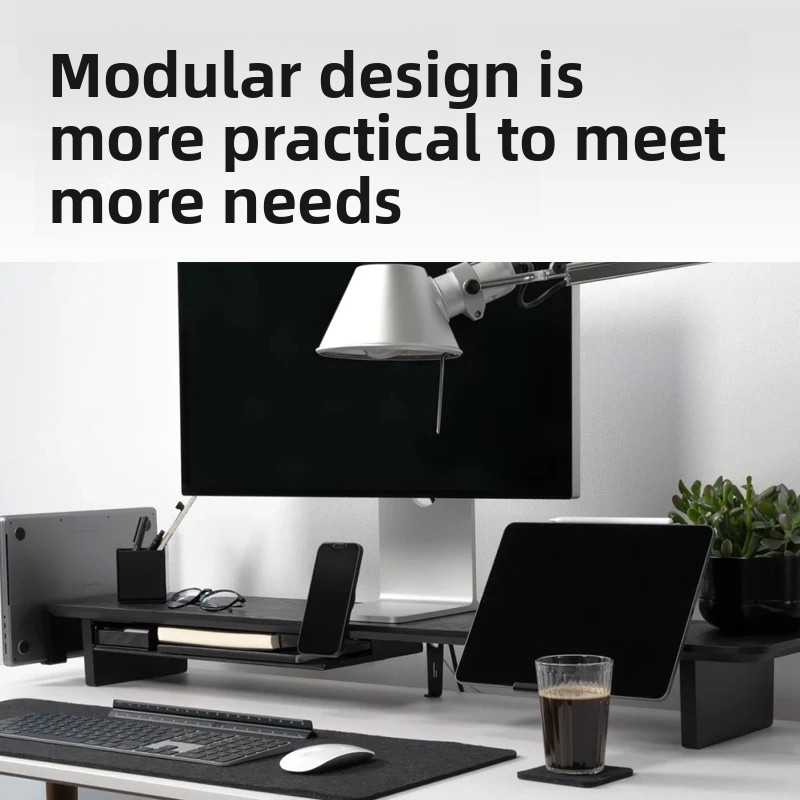 Solid Wood Monitor Riser Stand - Desk Room Setup recensie en prijs