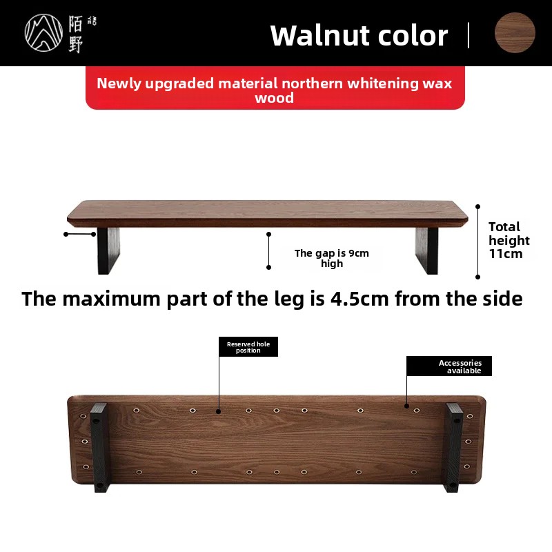 Solid Wood Monitor Riser Stand - Desk Room Setup recensie en prijs