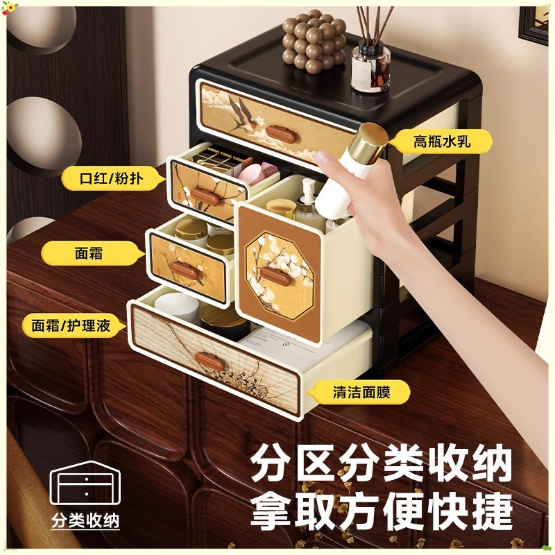 Chinese Style Cosmetic Storage - Desk Setup Vintage recensie en prijs
