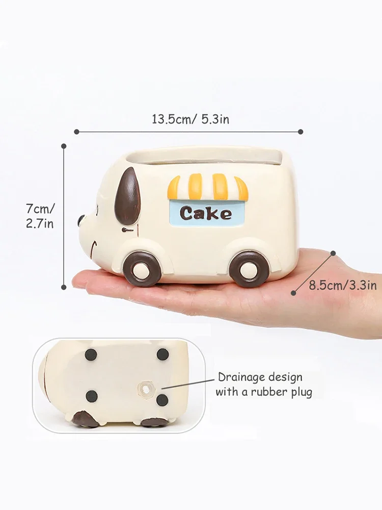 Food Truck Animal Small Plant  - Plant Pot Small Desk recensie en prijs