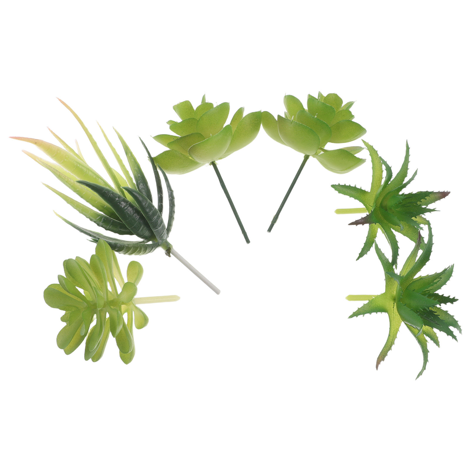 6Pcs Artificial Succulent Plan - Plant Pot Small Desk recensie en prijs