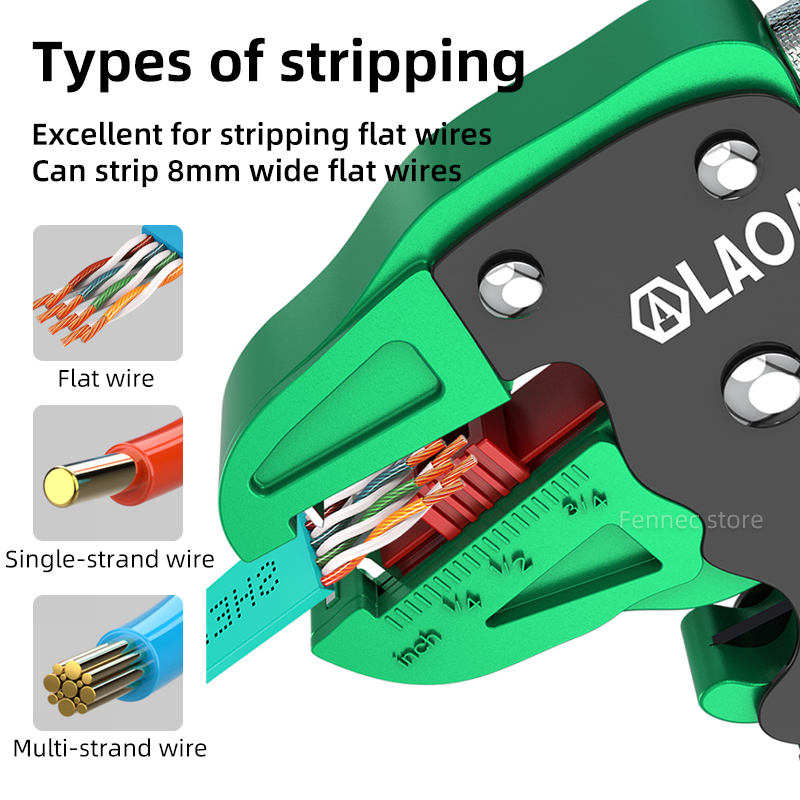 LAOA Wire Stripper Tools Cable - Power Strip Flat recensie en prijs