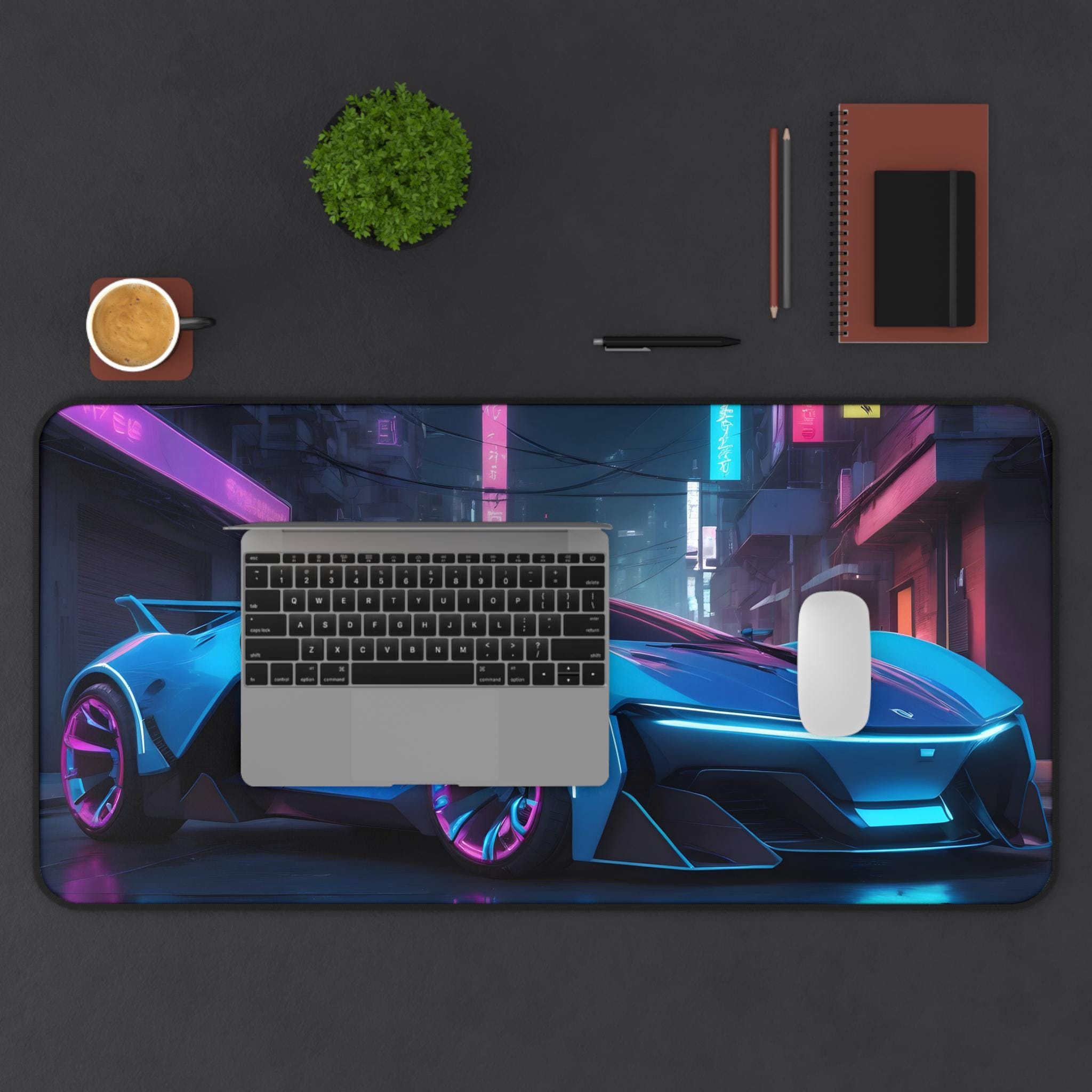 XXL Cool Car Mouse Pad - Neon  - Desk View Setup recensie en prijs