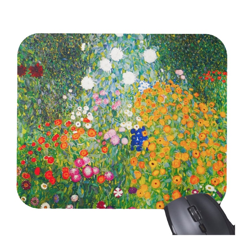 Gustav Klimt Flowers Floral Mo - Desk Setup Accessories Aesthetic recensie en prijs