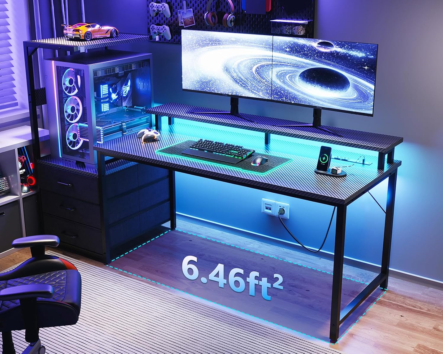 63 Inch Gaming Desk with PC Di - Your Desk Setup recensie en prijs