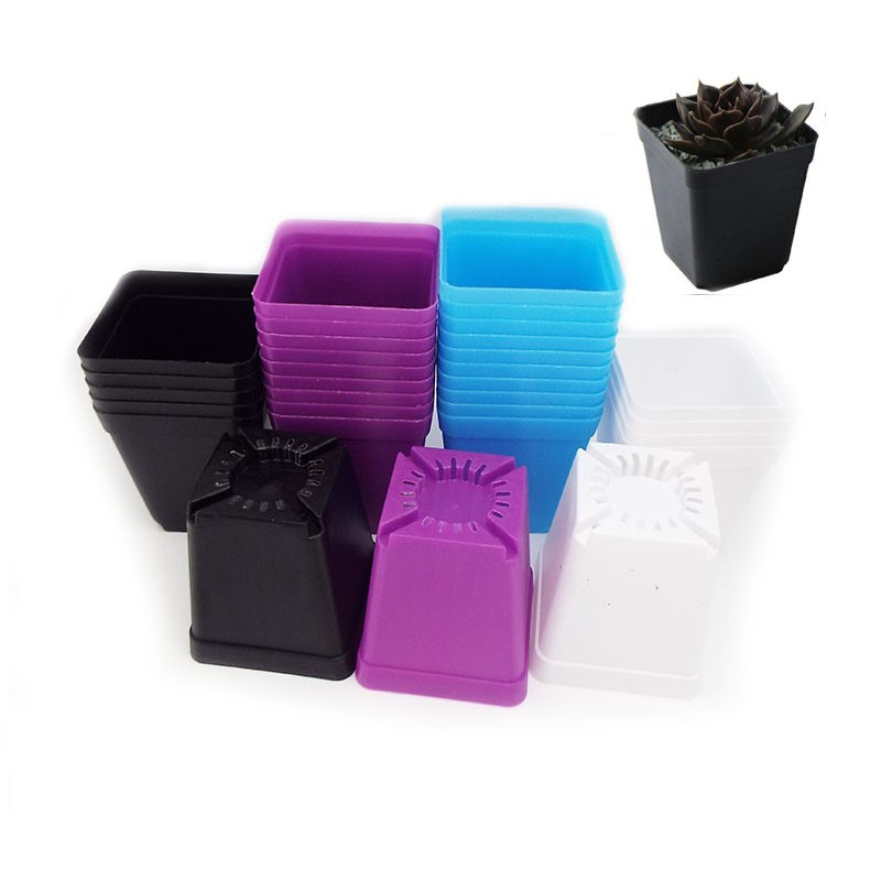 4 Colors Small Square Flower P - Plant Pot Small Desk recensie en prijs