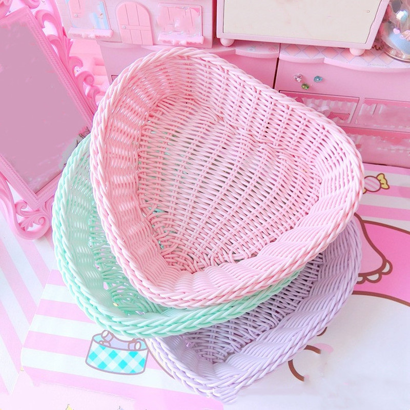 Love Heart Shape Basket Deskto - Desk Setup Photo recensie en prijs