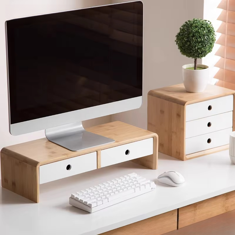 Bamboo Laptop Monitor Riser Ec - Desk Room Setup recensie en prijs
