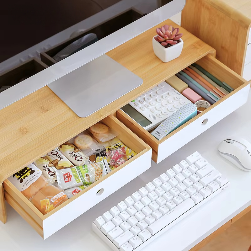 Bamboo Laptop Monitor Riser Ec - Desk Room Setup recensie en prijs