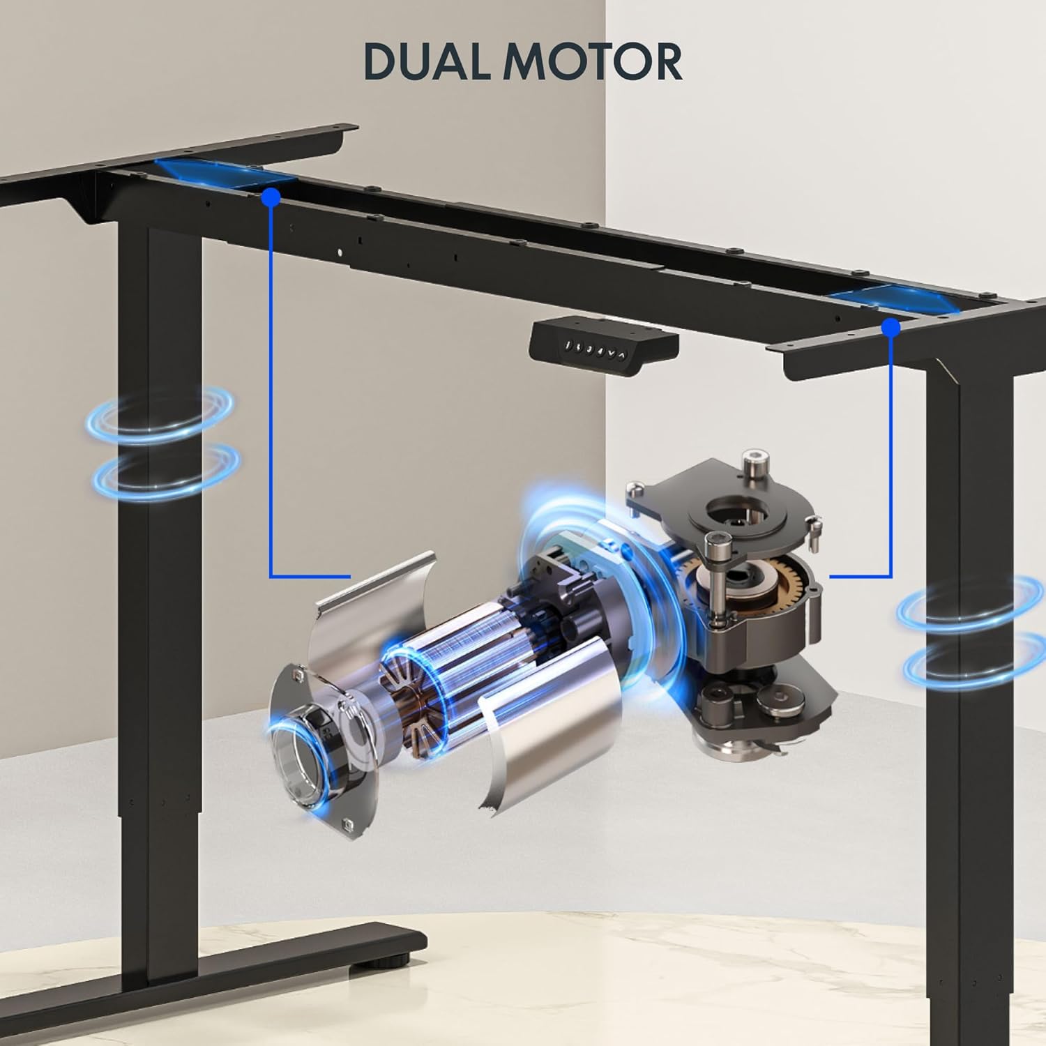 Electric Standing Desk with Du - L Shaped Desk Setup recensie en prijs