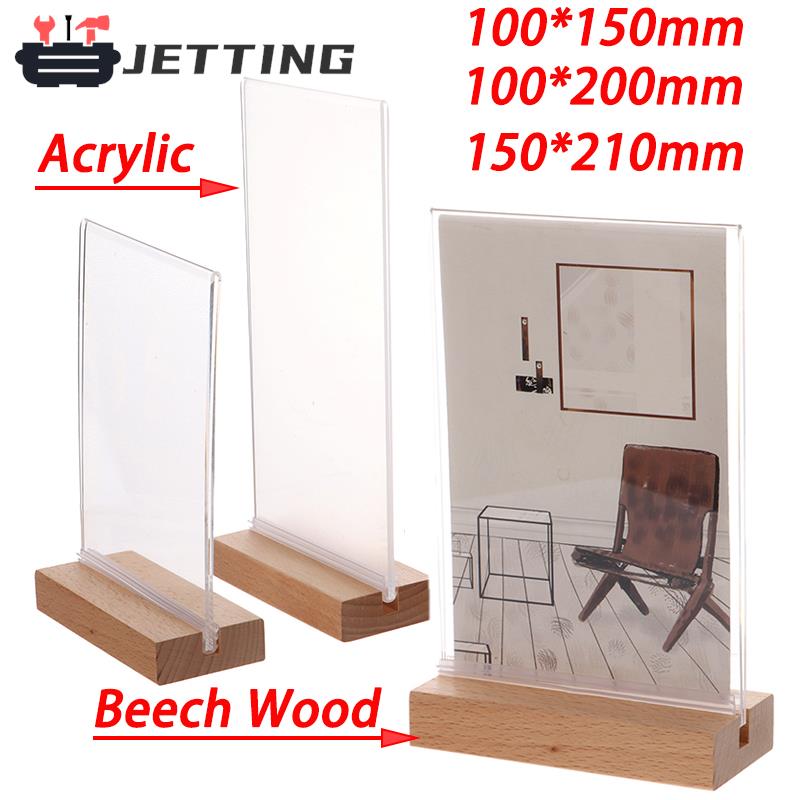 3 Size Transparent Acrylic Fra - Desk Setup Photo recensie en prijs