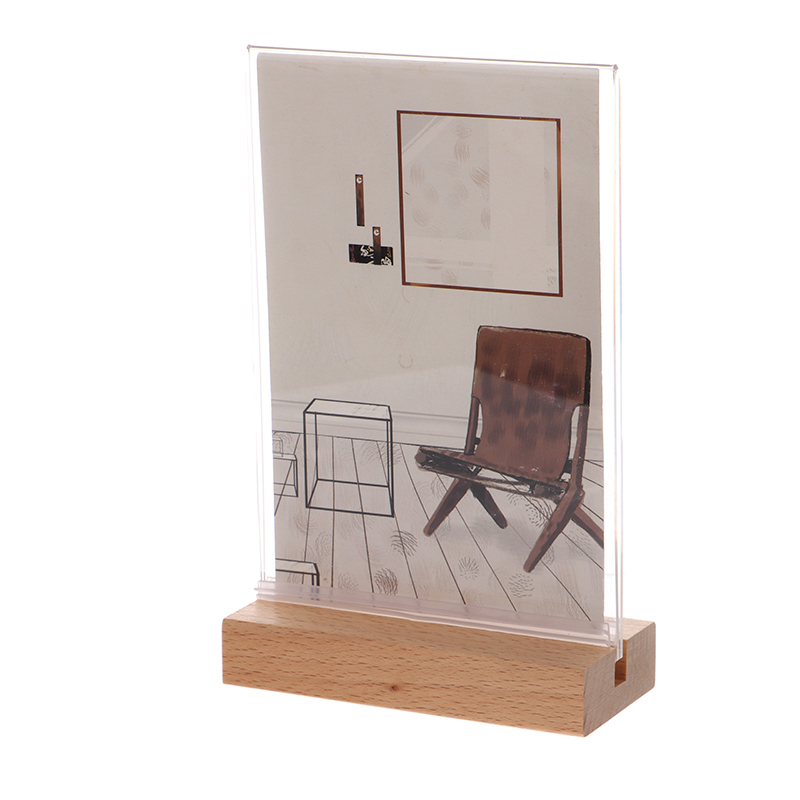 3 Size Transparent Acrylic Fra - Desk Setup Photo recensie en prijs