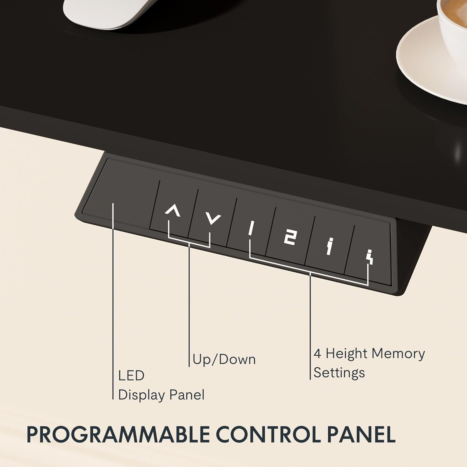 Electric Height Adjustable Sta - Desk Setup One Monitor recensie en prijs